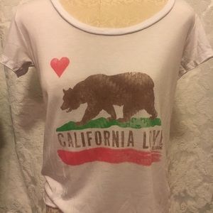 Pacsun California love t shirt